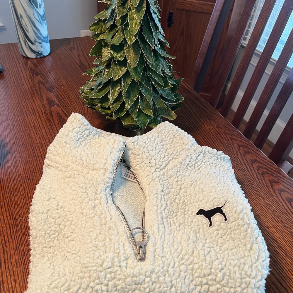 Priced to Sell! Pale mint pink fleece size small